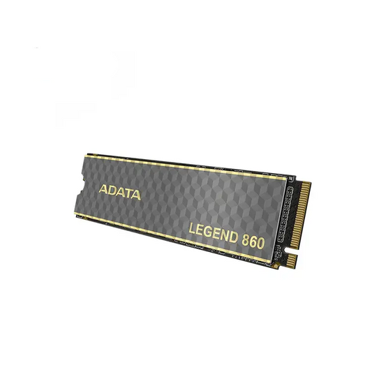 ADATA Legend 860 500GB M.2 NVMe SSD module, gray PCB with gold edge contacts