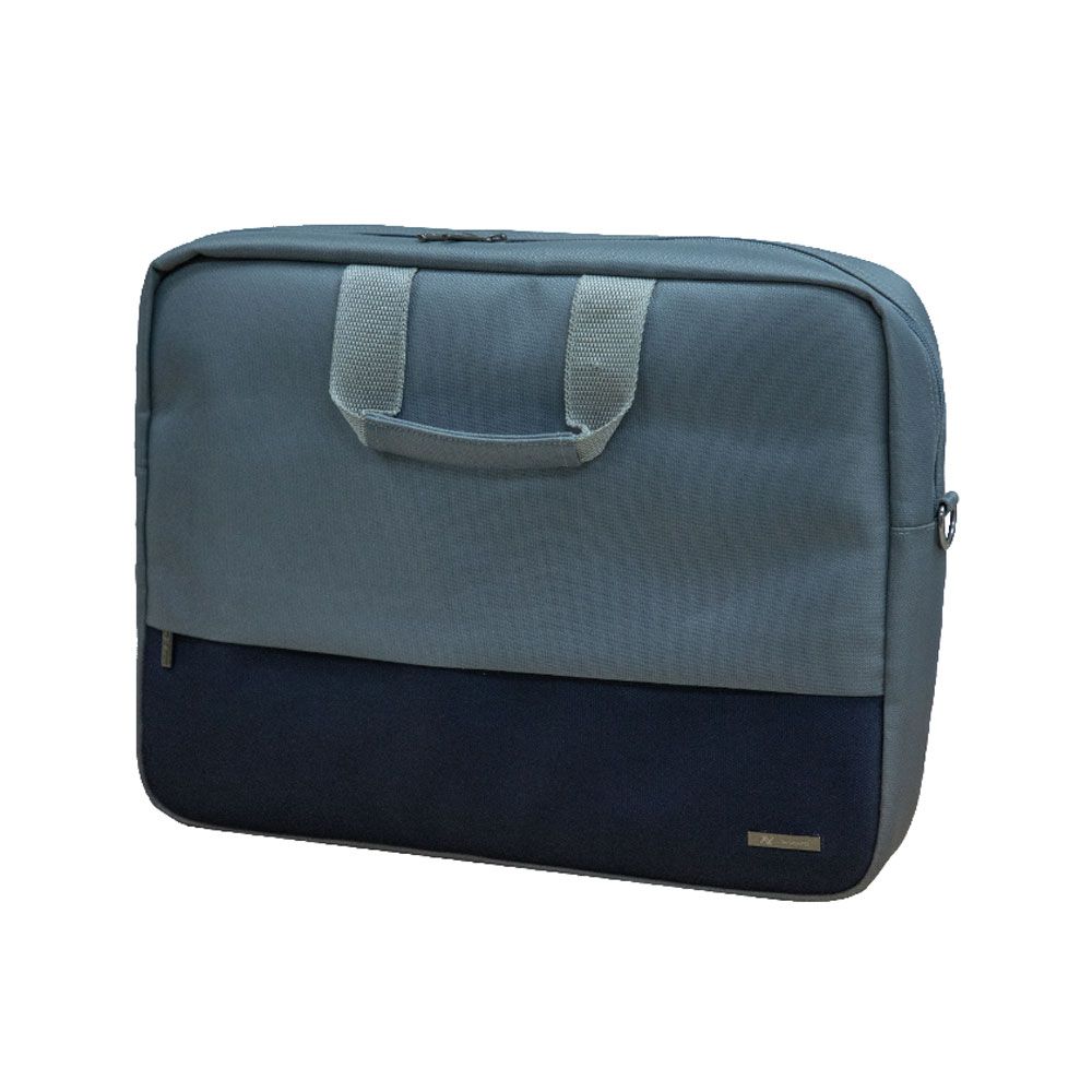 L'avvento BG926 Laptop Shoulder Bag 15.6", made of Polyester Gray * Blue