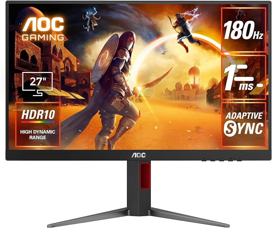 AOC 27G4 27inch fast IPS 180Hz 1ms gtg 1920 x 1080 Gaming Monitor