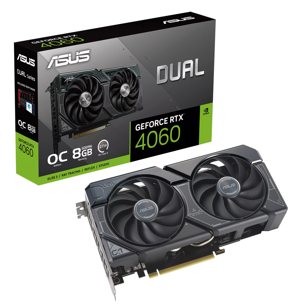 ASUS Dual GeForce RTX 4060 OC Edition 8GB GDDR6
