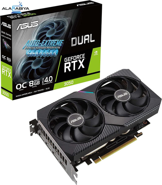 ASUS Dual RTX 3050 OC Edition 8GB GDDR6