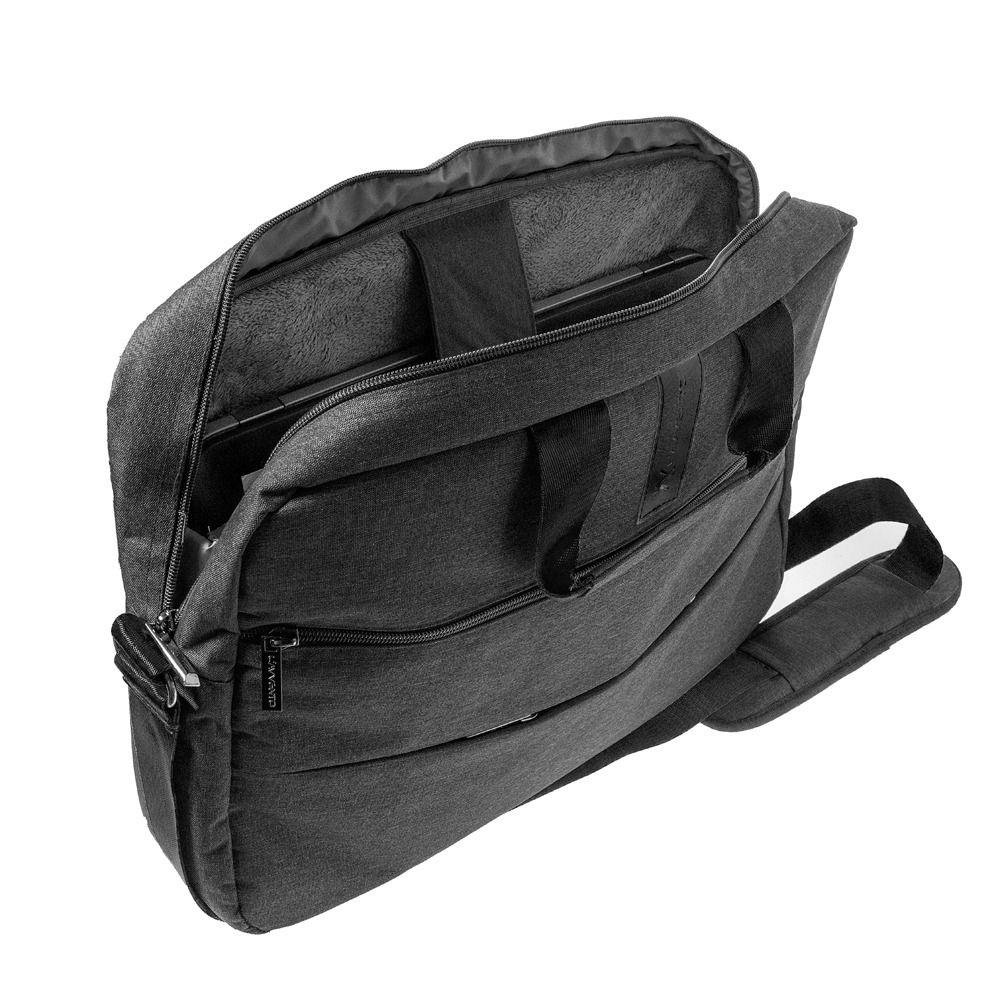 L'AVVENTO (BG63B) Office Laptop Shoulder Bag fit up to 15.6” - Black