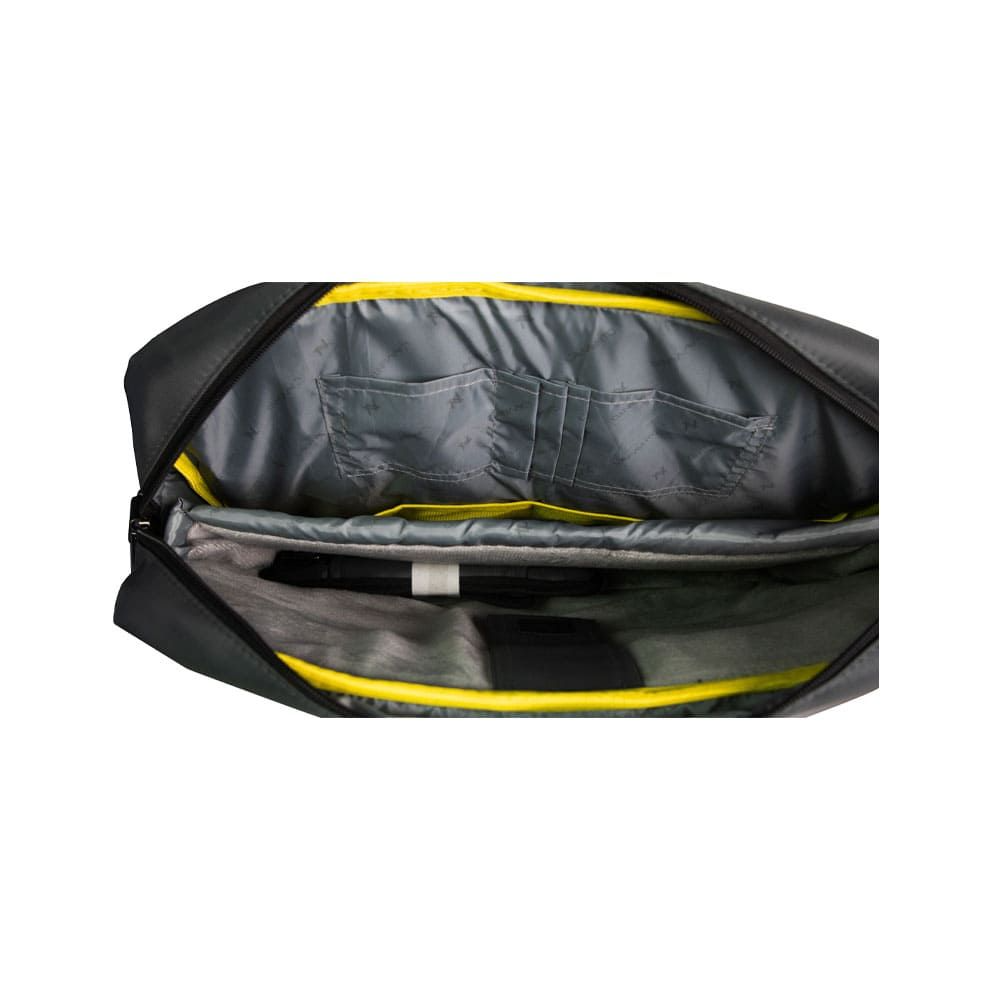 L'avvento BG686 Laptop Shoulder Bag 15.6", made of High Quality Nylon - Gray