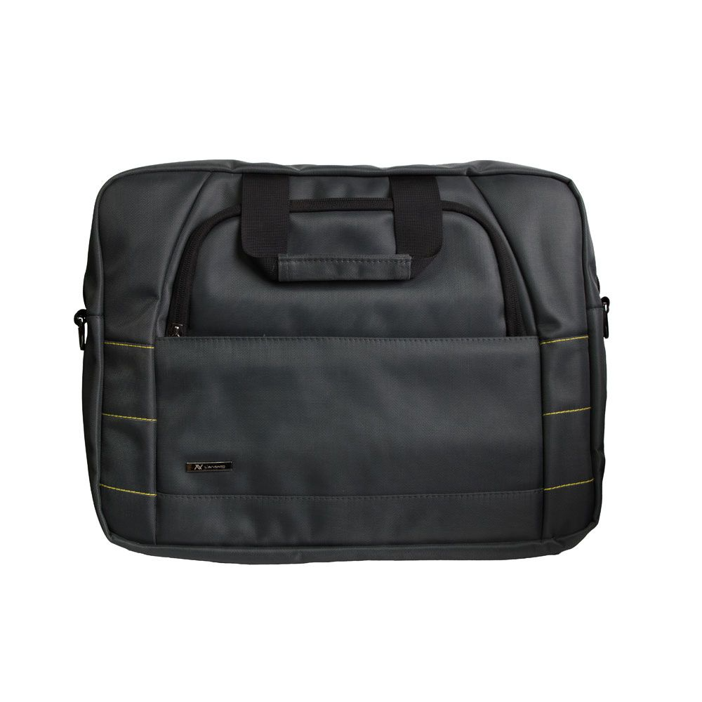 L'avvento BG686 Laptop Shoulder Bag 15.6", made of High Quality Nylon - Gray