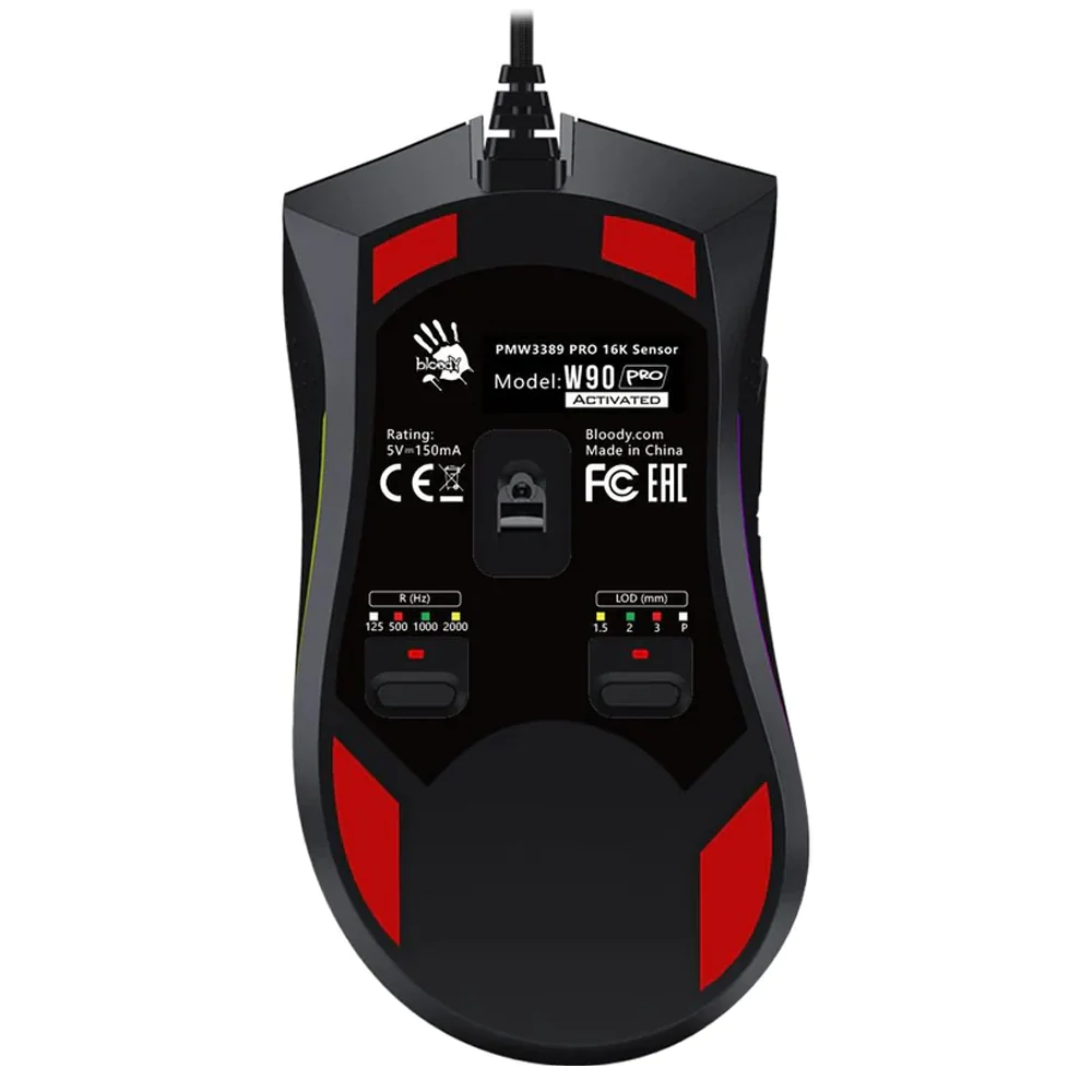 Bloody w90 pro E-Sport GAMING Mouse-Black