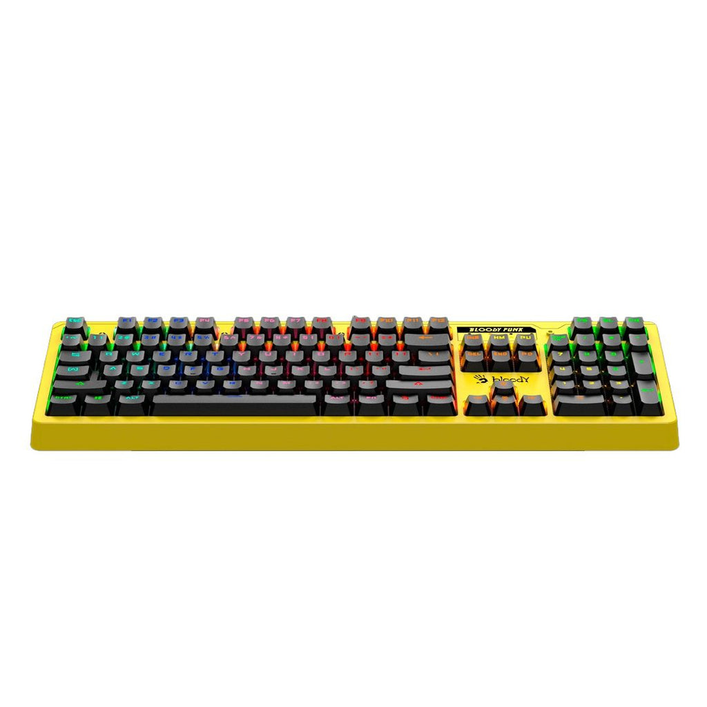 Bloody B810RC Light Strike RGB Animation Mechanical Gaming Keyboard – LK Optical Blue Switch | Yellow