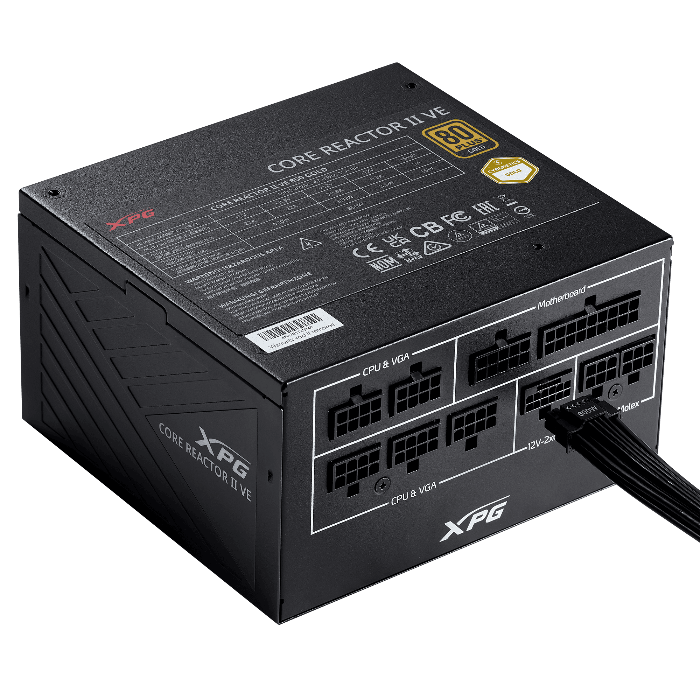 XPG CORE REACTOR II VE 850W 80+ GOLD FULLY MODULAR ATX 3.1 POWER SUPPLY