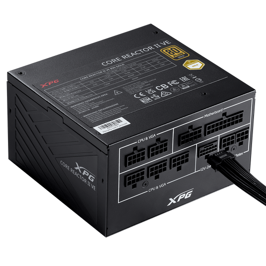 XPG CORE REACTOR II VE 850W 80+ GOLD FULLY MODULAR ATX 3.1 POWER SUPPLY