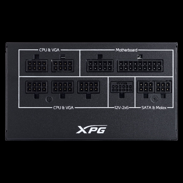 XPG CORE REACTOR II VE 850W 80+ GOLD FULLY MODULAR ATX 3.1 POWER SUPPLY