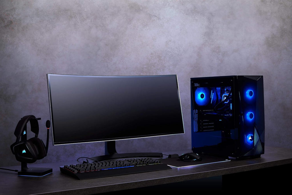 Corsair SPEC DELTA RGB Tempered Glass ,With 550w Psu 80+ Bronze