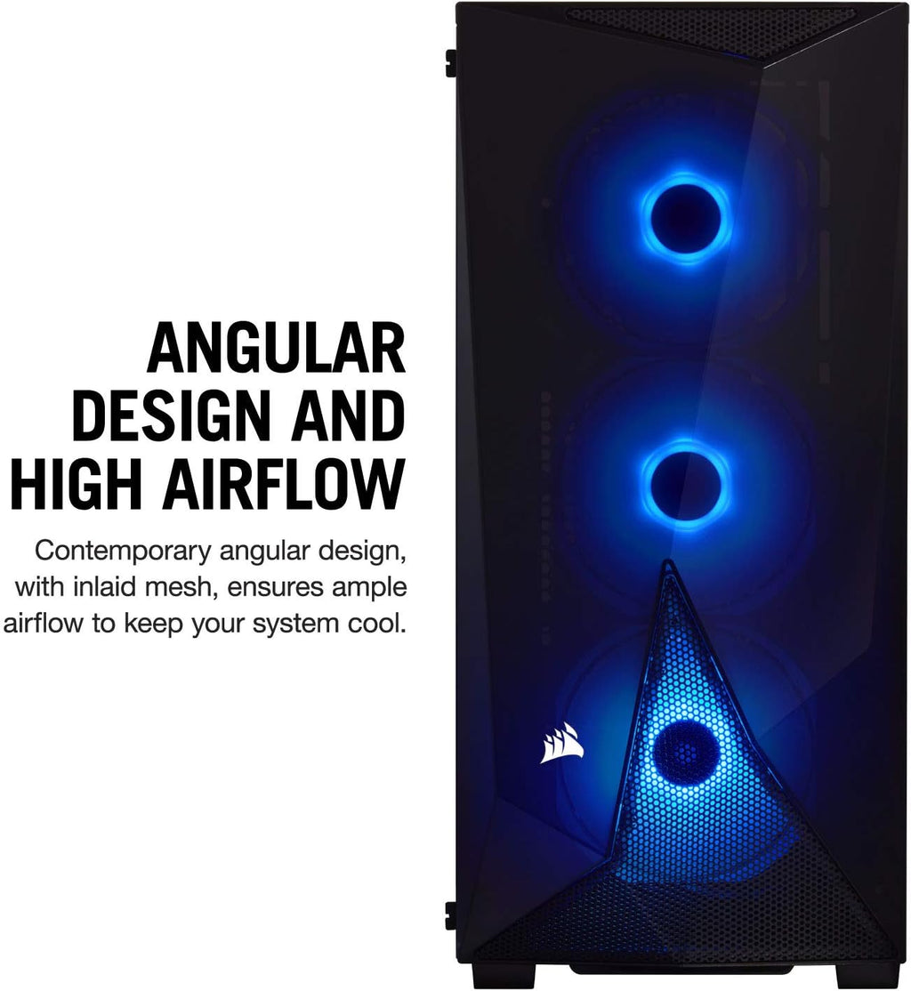 Corsair SPEC DELTA RGB Tempered Glass ,With 550w Psu 80+ Bronze