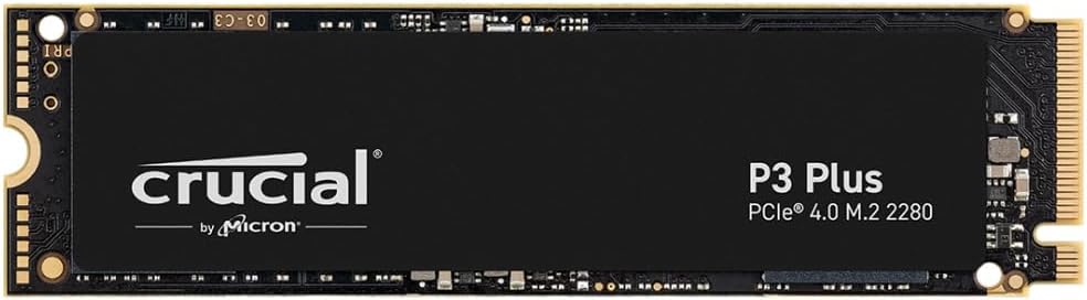 Crucial P3 Plus 1TB Pcie Gen 4.0 NVMe M.2 - ALARABIYA COMPUTER