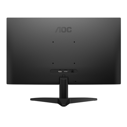 AOC gaming monitor with dark back panel and central stand