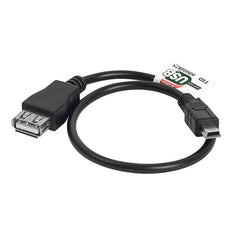 2B (DC064) - Cable USB mini 5 pin Male To USB Type A Female - 30CM