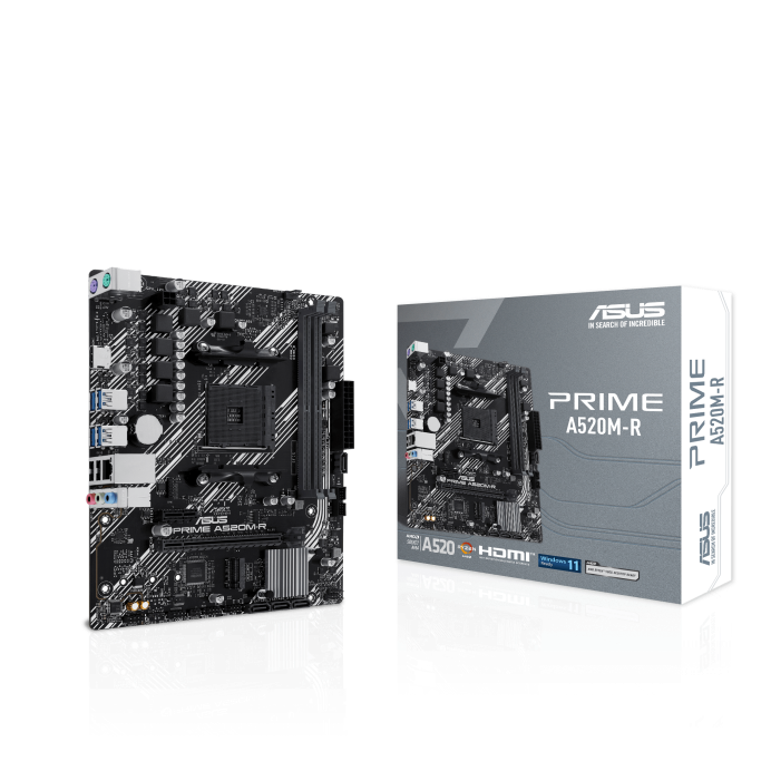 ASUS Prime A520M-R AM4 Micro ATX Motherboard