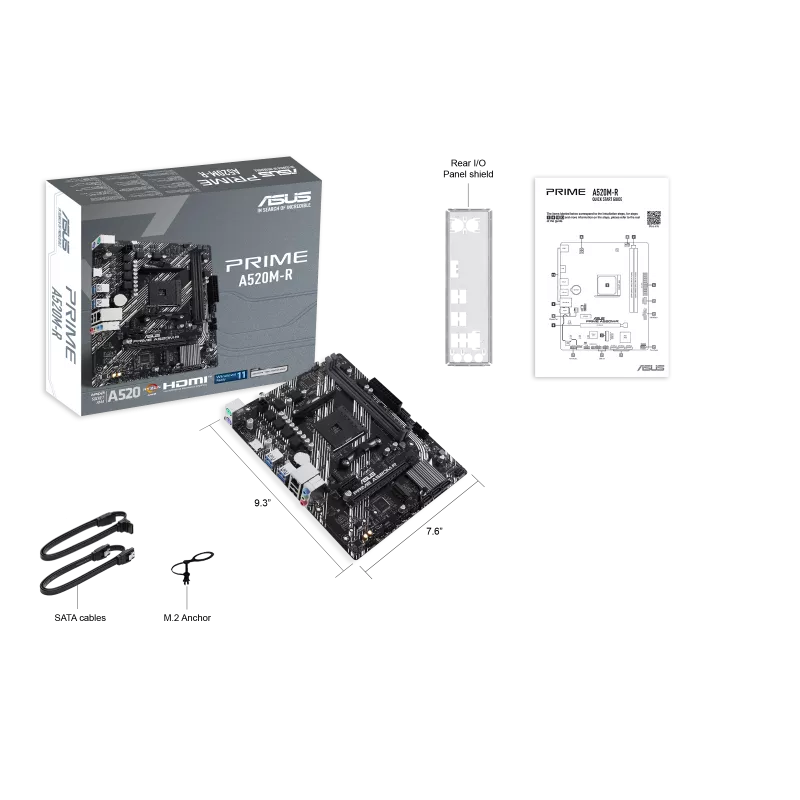 ASUS Prime A520M-R AM4 Micro ATX Motherboard