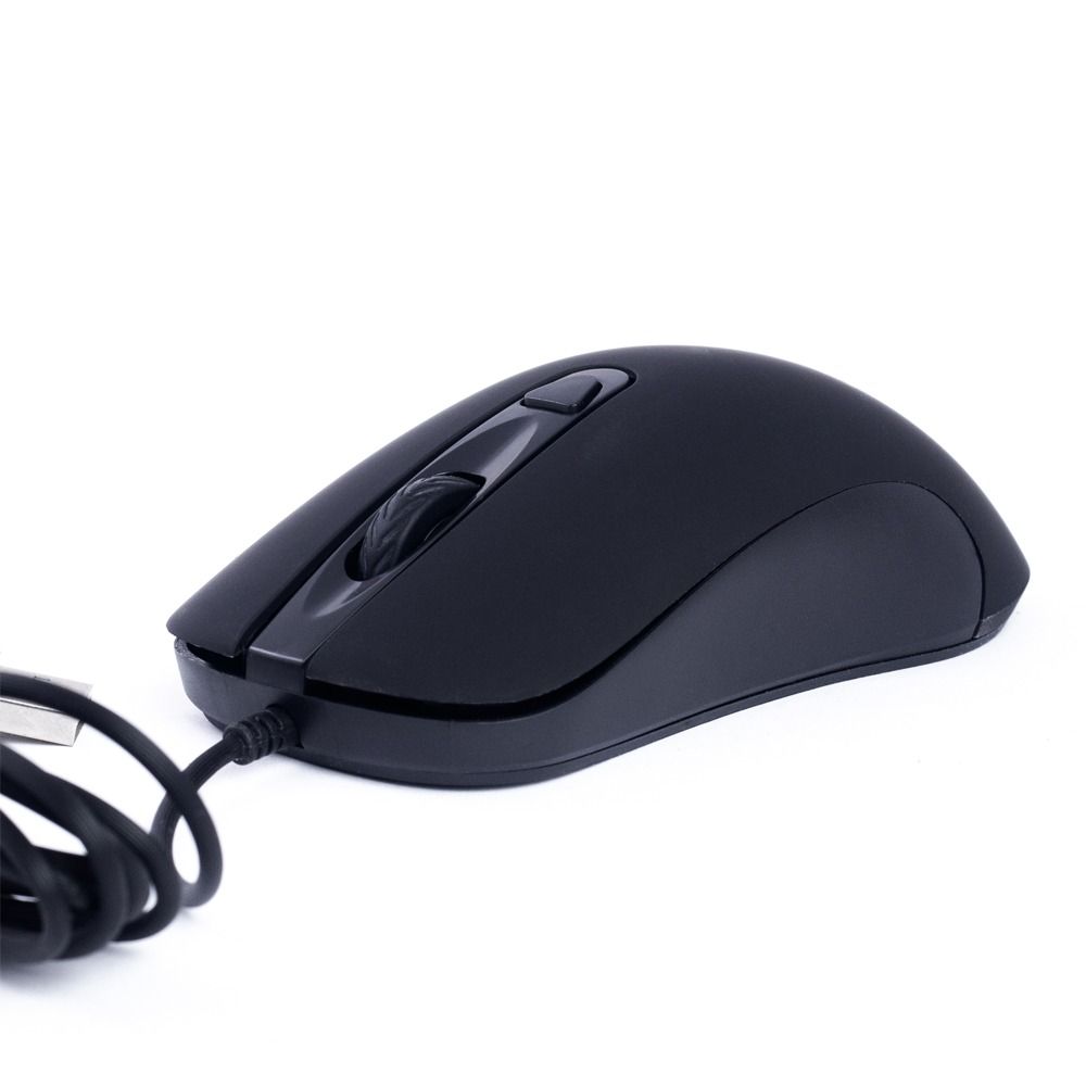 E-train (MO662) Wired Mouse 1000-1600 DPI with Switchable Button - Black
