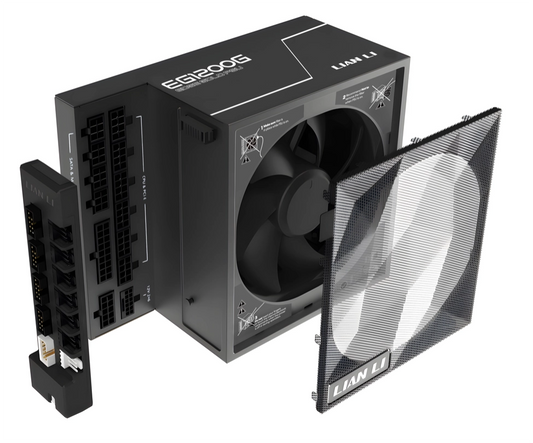 وحدة إمداد الطاقة Lian Li EG0850G Edge 850W ATX 3.1 المعيارية بالكامل - معتمدة من 80 Plus Gold