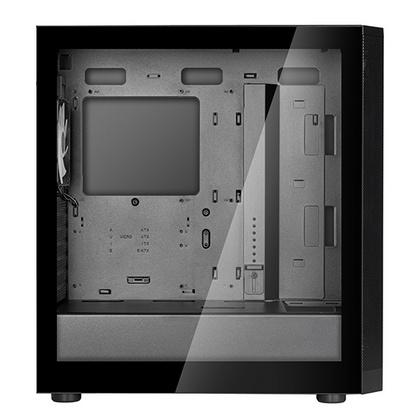 SilverStone FARA 514X ATX Mid-Tower Chassis with 4x ARGB Fans Dual 360mm Radiator Support High Airflow Mesh Panel 394mm GPU Support USB-C I O and High-Capacity Design