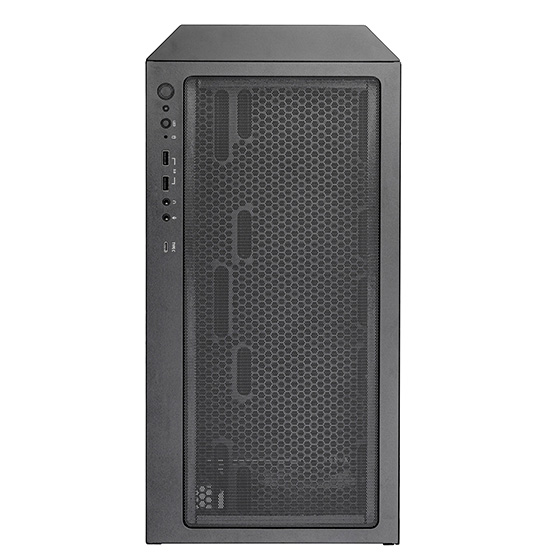 هيكل SilverStone FARA 514X ATX متوسط الارتفاع مع 4 مراوح ARGB ومبرد مزدوج 360 مم يدعم تدفق الهواء العالي ولوحة شبكية 394 مم تدعم وحدة معالجة الرسومات USB-C IO وتصميم عالي السعة 