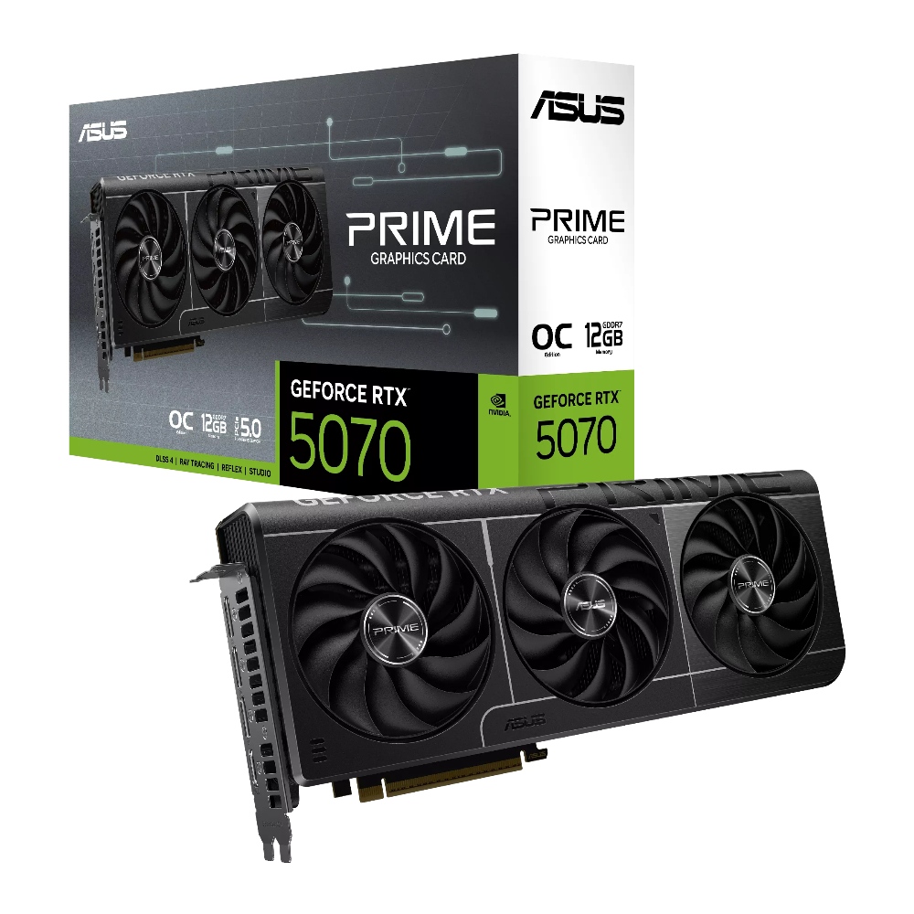 ASUS Prime GeForce RTX 5070 OC Edition 12GB GDDR7 GRAPHIC CARD