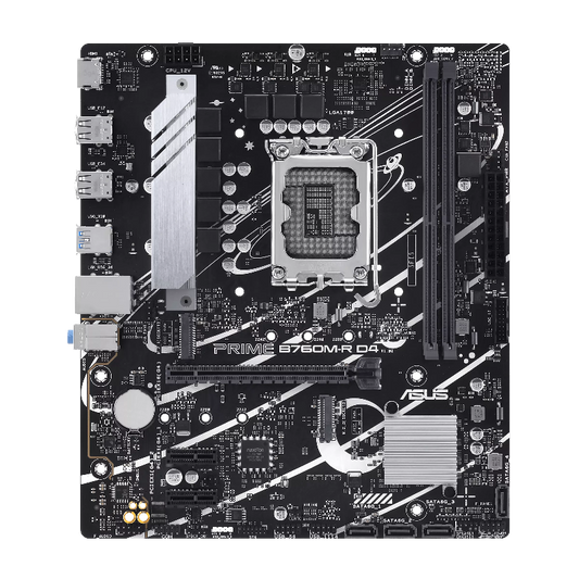 ASUS PRIME B760M-R D4 Socket LGA 1700 Motherboard
