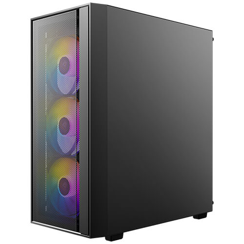 ANTEC AX65 ARGB Mid-Tower Case with 4× ARGB Fans + Antec Atom B750 80+ Bronze PSU