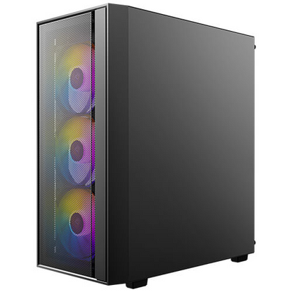 ANTEC AX65 ARGB Mid-Tower Case with 4× ARGB Fans + Antec Atom B750 80+ Bronze PSU