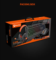 MEETION MT C490 Gaming COMBO Keyboard Mouse Headset Mouse Pad Standard