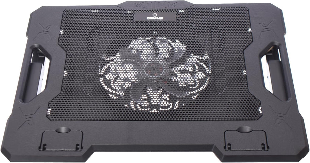Gamma GT-89 Cooling Pad Containing Five Angle Stand With Two USB Ports And Fan Control button For Laptop 370x275x27mm - Black