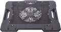 Gamma GT-89 Cooling Pad Containing Five Angle Stand With Two USB Ports And Fan Control button For Laptop 370x275x27mm - Black