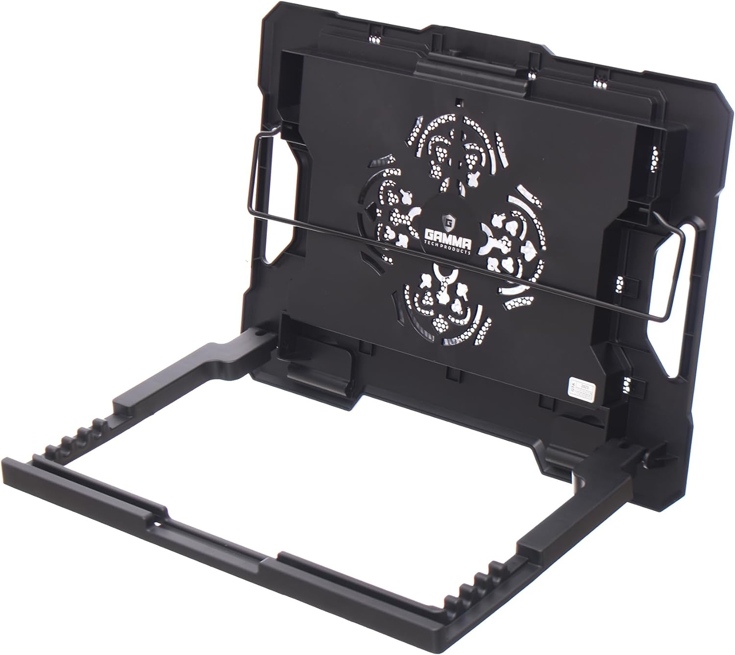 Gamma GT-89 Cooling Pad Containing Five Angle Stand With Two USB Ports And Fan Control button For Laptop 370x275x27mm - Black