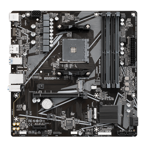 gigabyte B550M K AM4