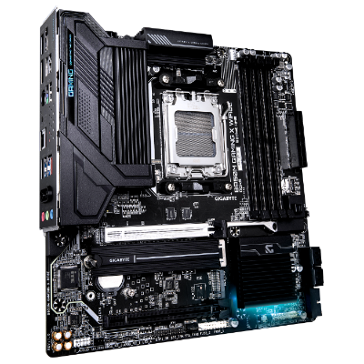 Gigabyte B850M Gaming X WIFI6E AMD AM5 Motherboard - DDR5 OC 8200MT/s 4 DIMMs (EXPO) - WIFI EZ-Plug EZ-Latch Plus/Click - 2x M.2 PCIe5.0x4 - X3D Turbo Mode