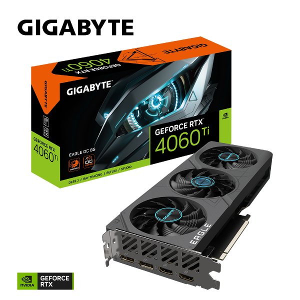 GIGABYTE GeForce RTX 4060 Ti Eagle OC 8G Graphics Card 3X Fans