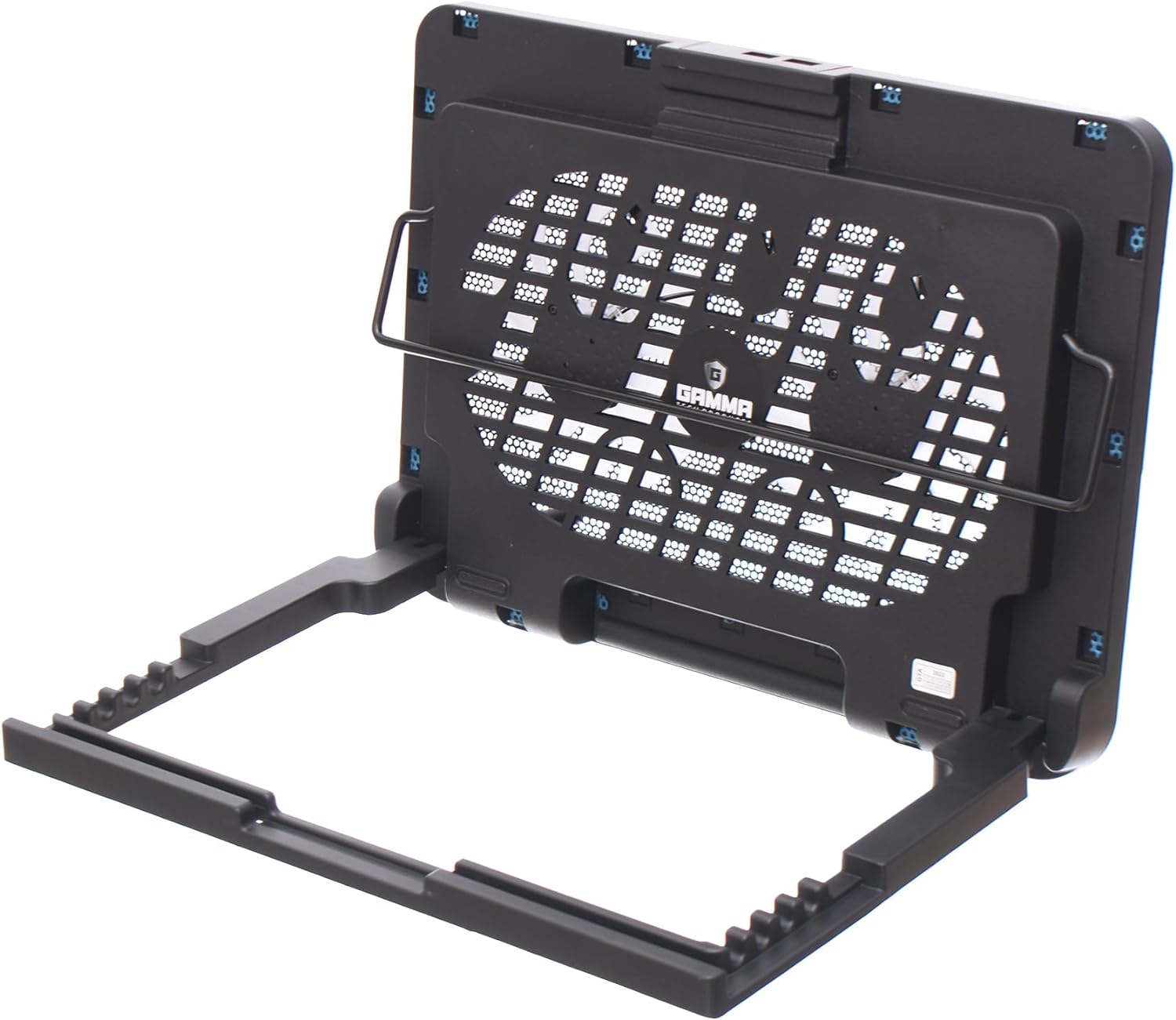 Gamma GT-99 Cooling Pad Containing Six Angle Stand With Two USB Ports And Fan Control button For Laptop 360x260x30mm