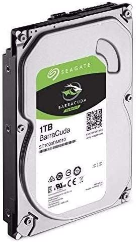 Seagate BarraCuda 1TB Internal Hard Drive HDD – 3.5 Inch SATA 6 Gb/s 7200 RPM