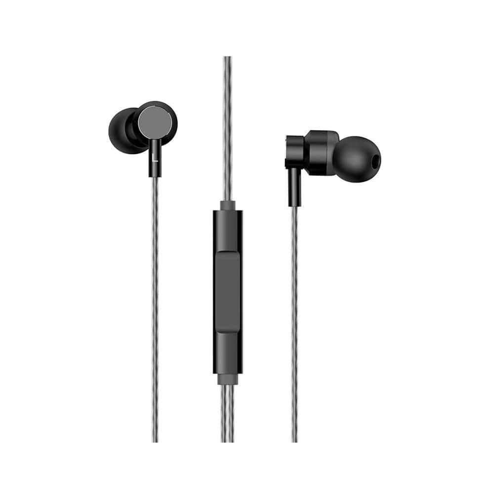 HP DHE-7001 3.5mm Wired Earphone - Black - ALARABIYA COMPUTER