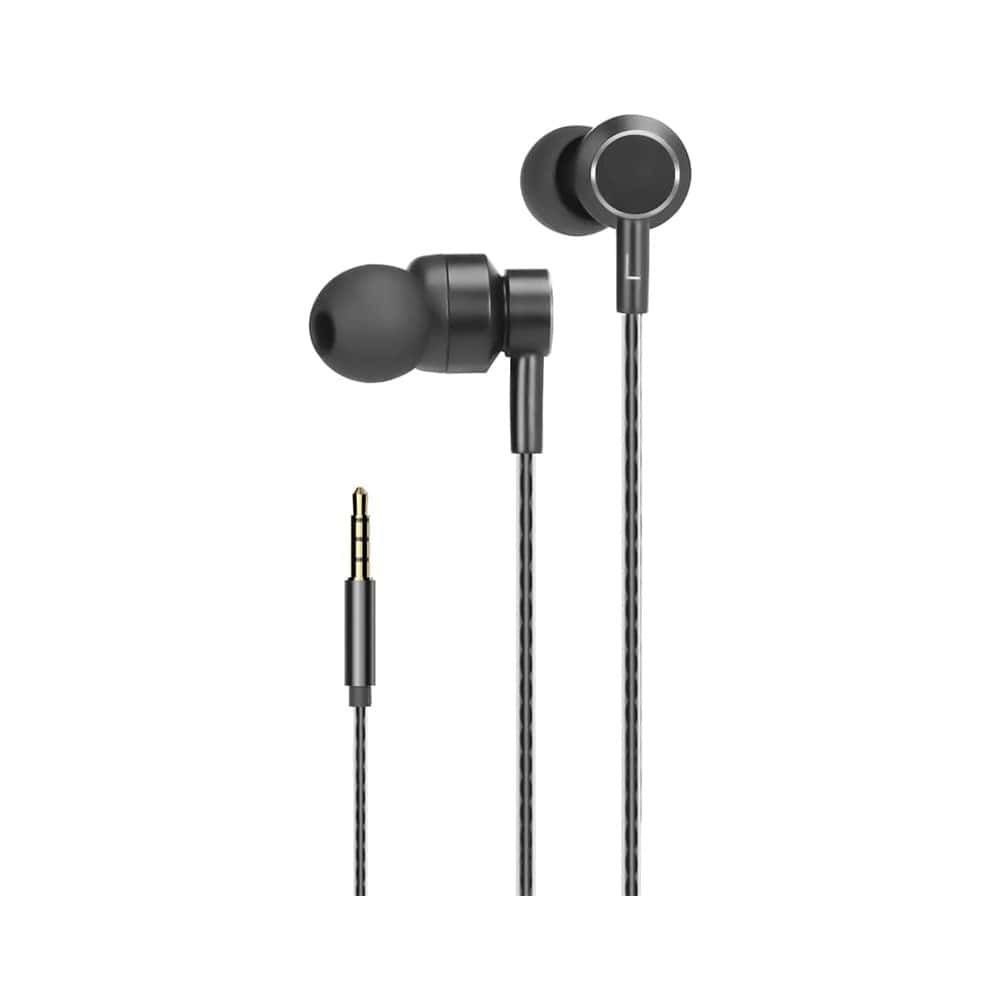 HP DHE-7001 3.5mm Wired Earphone - Black - ALARABIYA COMPUTER