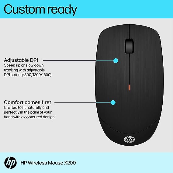 HP Wireless Mouse X200 - Black