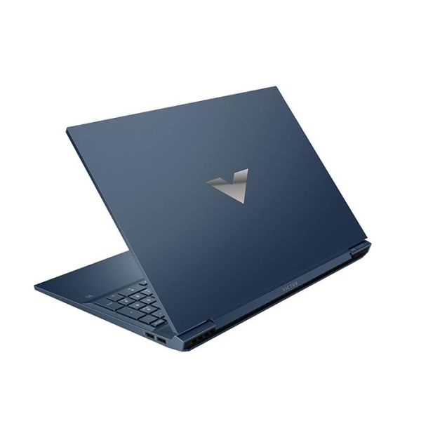 HP Victus 16-R1015 Gaming Laptop Intel Core i7-14700H with a sleek blue design and angled rear view.