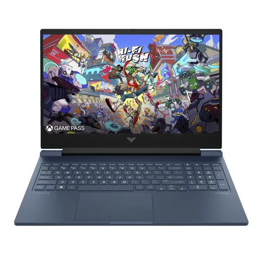 HP Victus 16-R1015 Gaming Laptop Intel Core i7-14700H featuring a vibrant gaming display and sleek design.