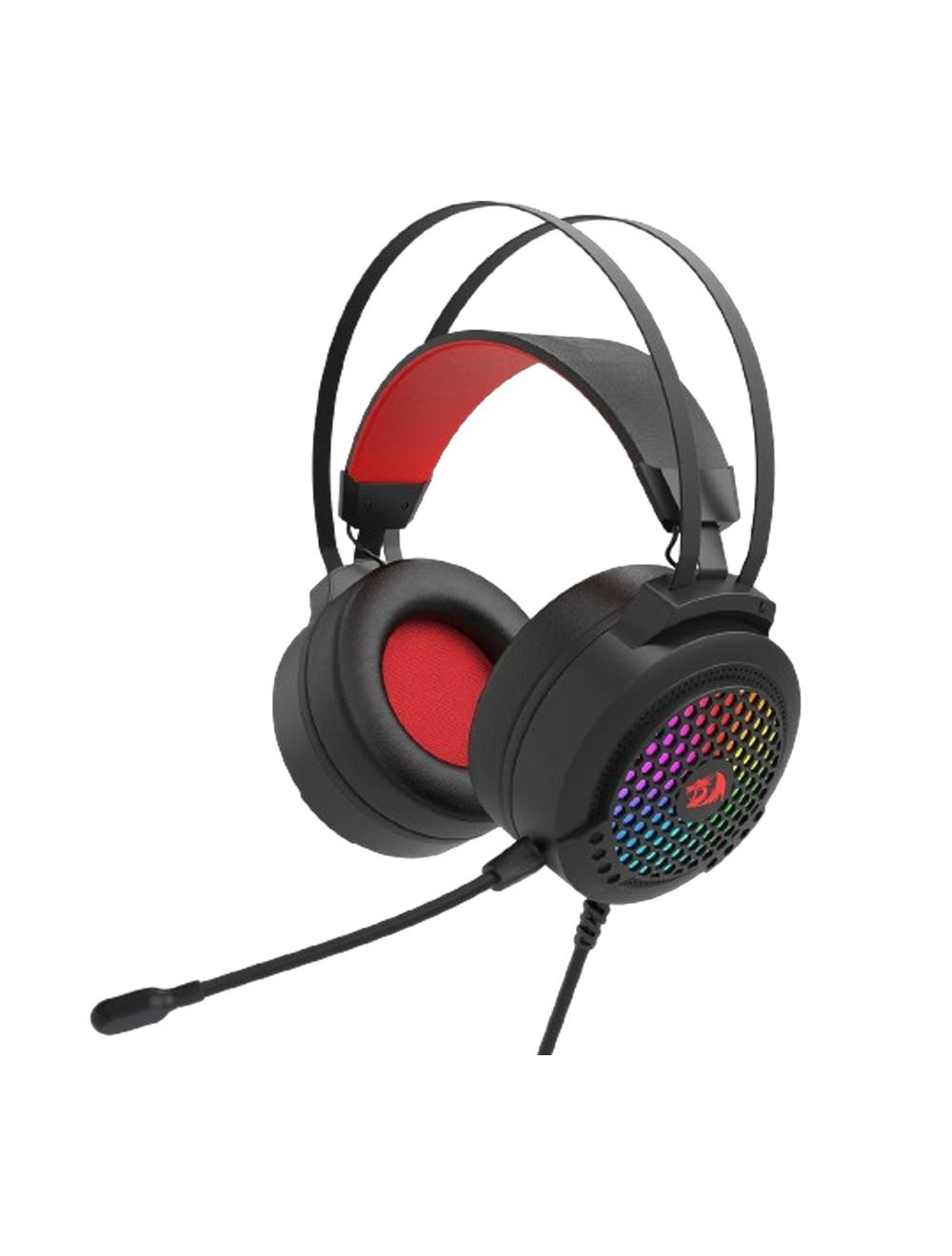 Redragon H261 CARMEN 50mm Drivers RGB 3.5mm Wired Gaming Headset - Black