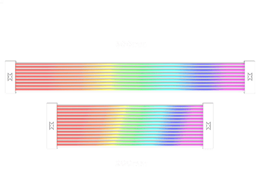 غطاء كابل XIGMATEK iCover II ARGB LED يتضمن وحدة تحكم صغيرة