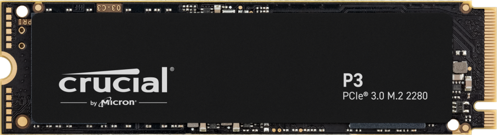 كروكيال P3 500 جيجا بايت PCIe M.2 2280 SSD 