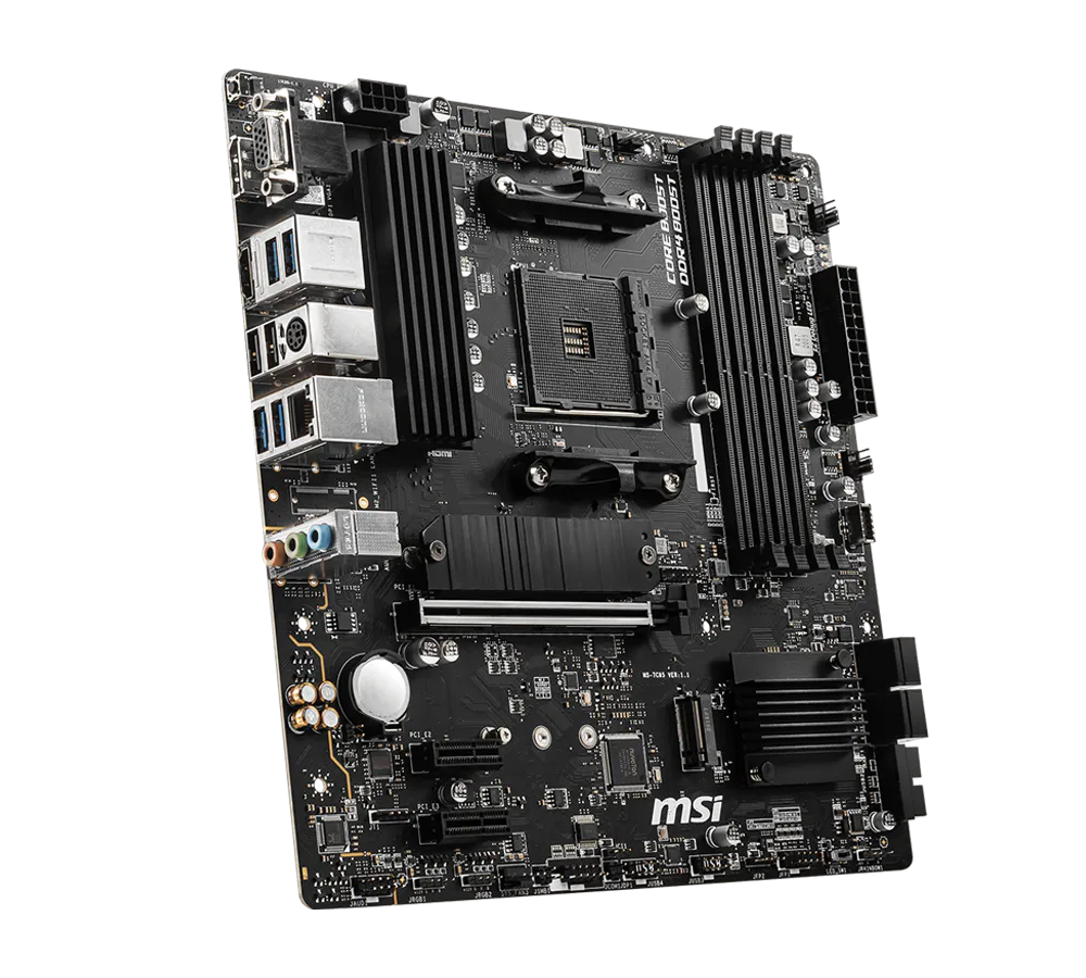 MSI B550M PRO-VDH Socket AM4 AMD Motherboard