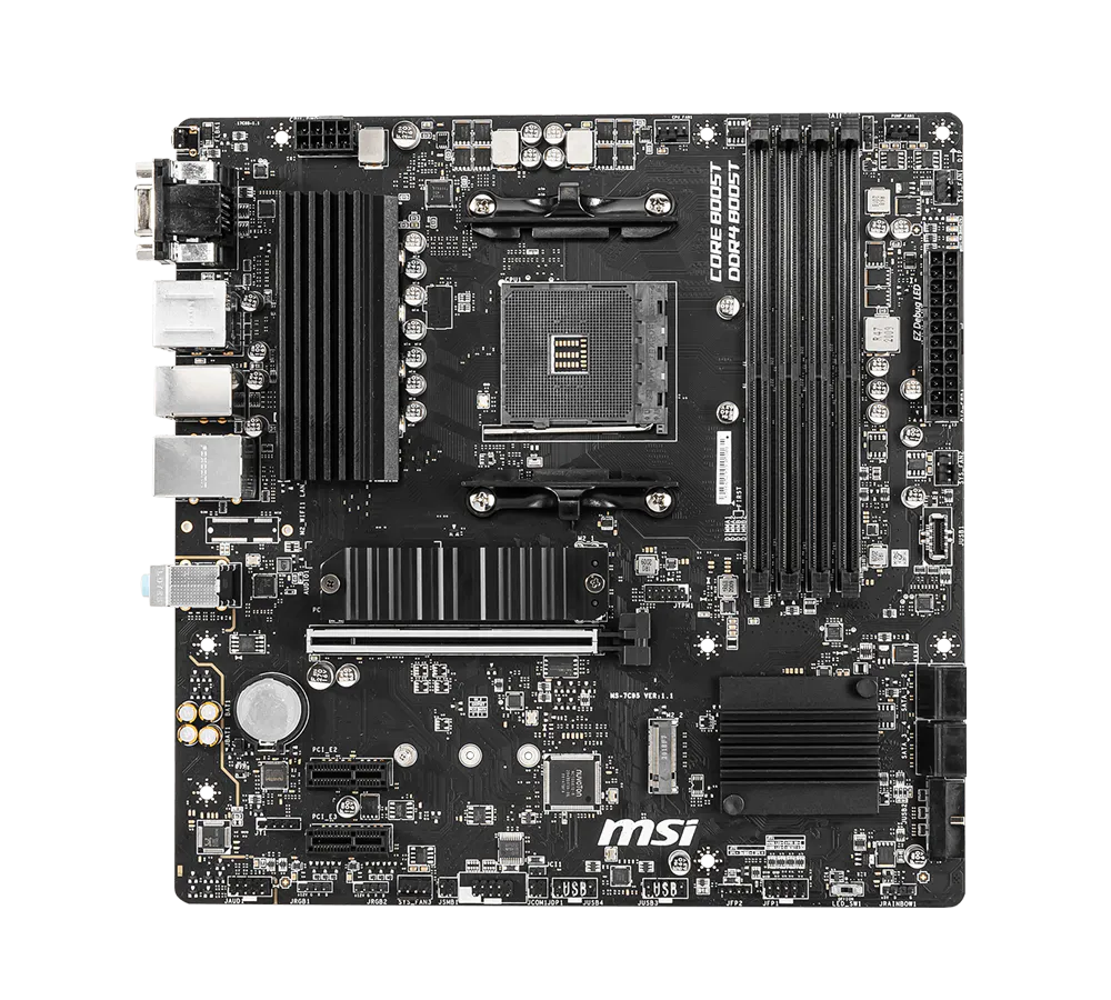 MSI B550M PRO-VDH Socket AM4 AMD Motherboard