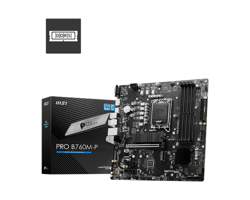MSI PRO B760M-P DDR5 Intel LGA 1700 Motherboard