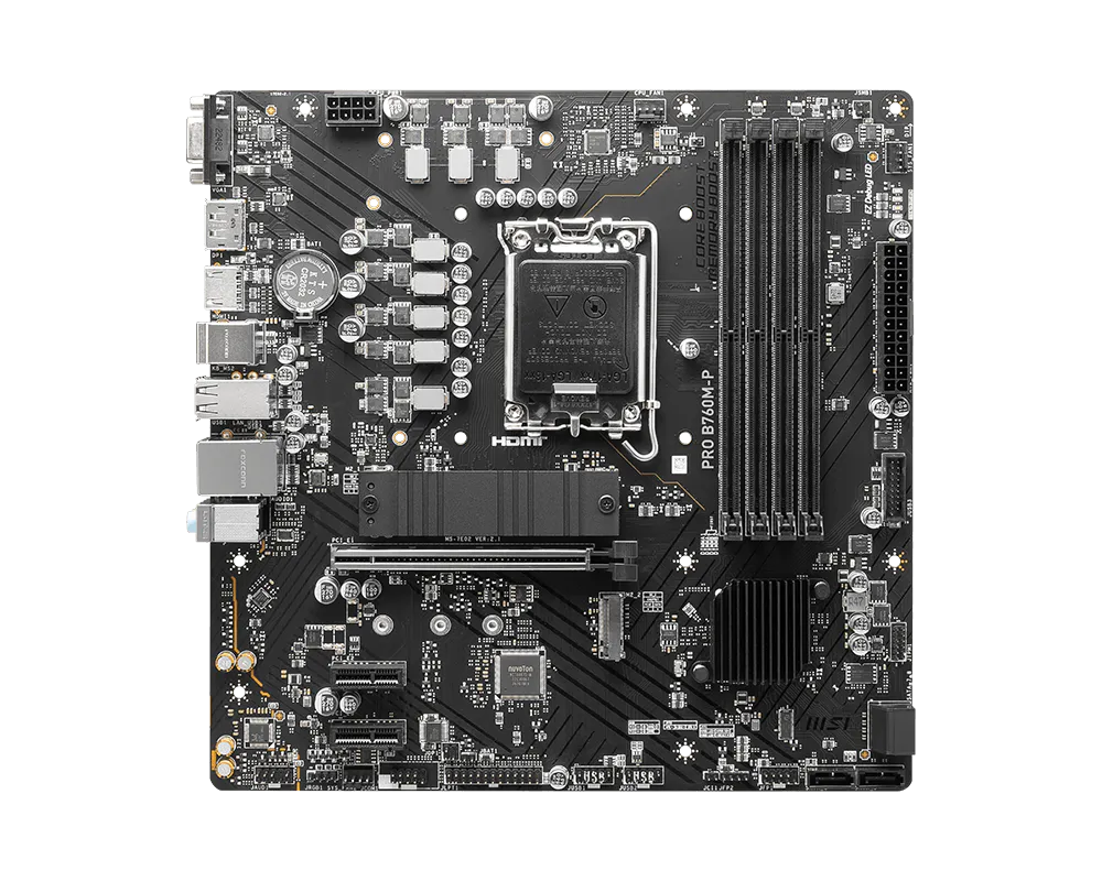 MSI PRO B760M-P DDR5 Intel LGA 1700 Motherboard