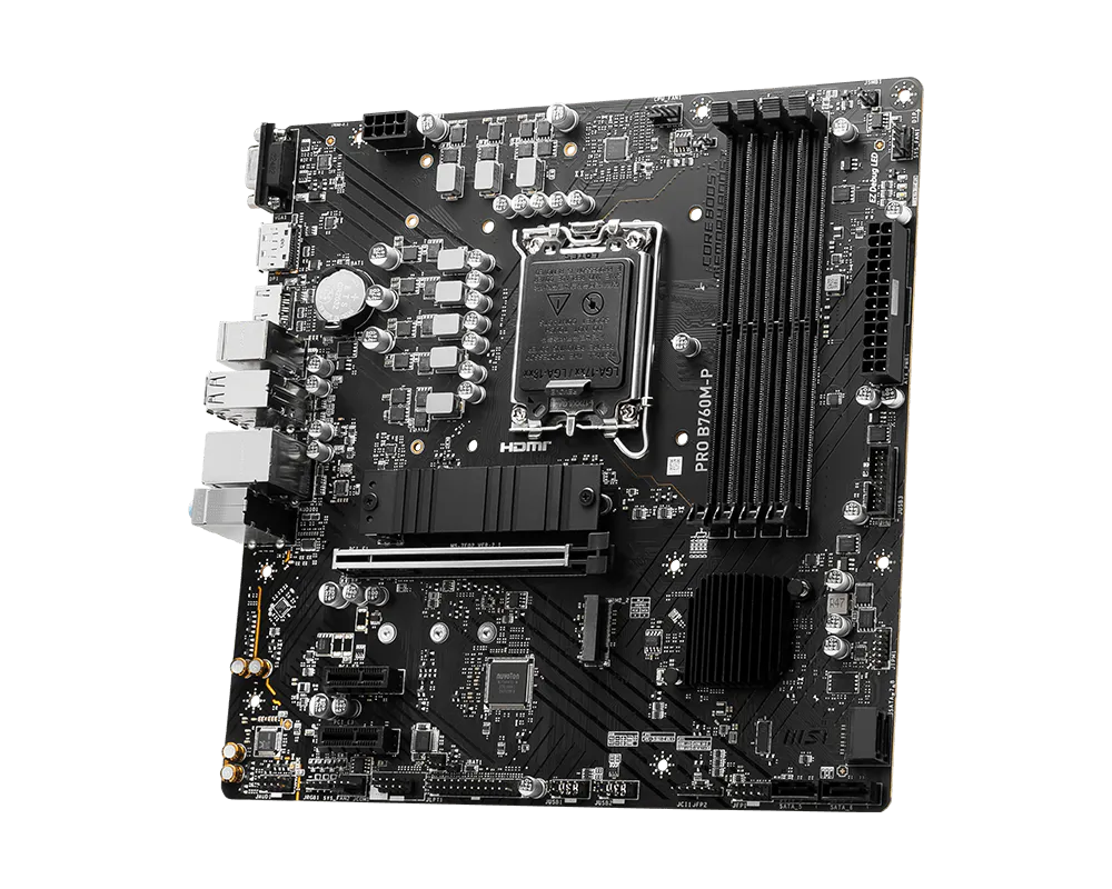 MSI PRO B760M-P DDR5 Intel LGA 1700 Motherboard